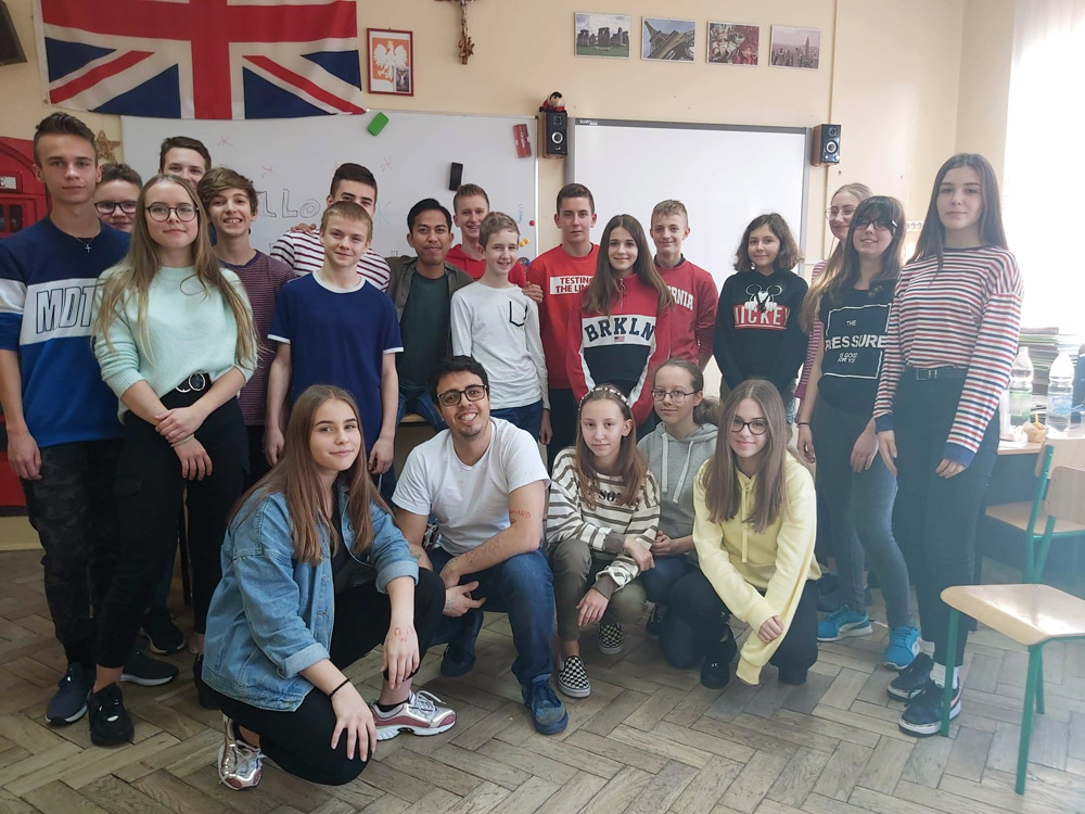 WIZYTA WOLONTARIUSZY Z FUNDACJI „EUROWEEK – SZKOŁA LIDERÓW” 