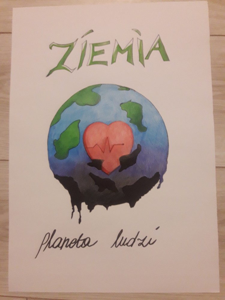 Konkurs plastyczny pod hasłem „Ziemia, planeta ludzi”
