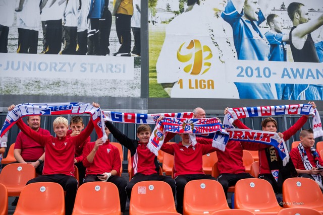 UCZNIOWIE KLAS PIŁKARSKICH NA MECZU EKSTRAKLASY