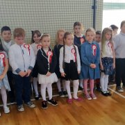 Apel z okazji 11 listopada w klasach I - III