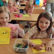 Radosne buzie po wizycie w naszej szkole