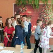 Wigilie klasowe w klasach I-III