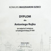 Sukces naszych uczniów w konkursie „Maszkaron Dzieci”