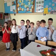 Wigilia klasowa w 2a